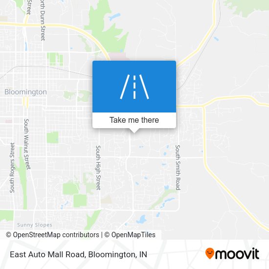 Mapa de East Auto Mall Road