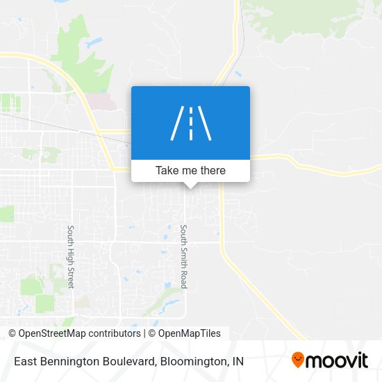 Mapa de East Bennington Boulevard