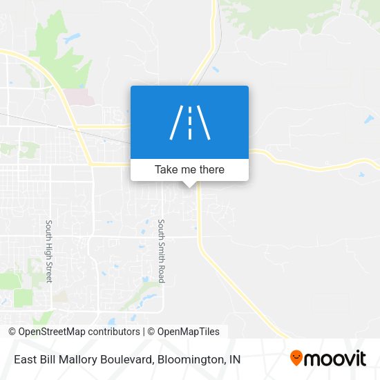 Mapa de East Bill Mallory Boulevard