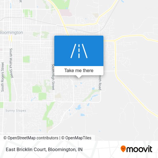 East Bricklin Court map