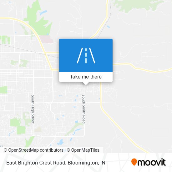East Brighton Crest Road map