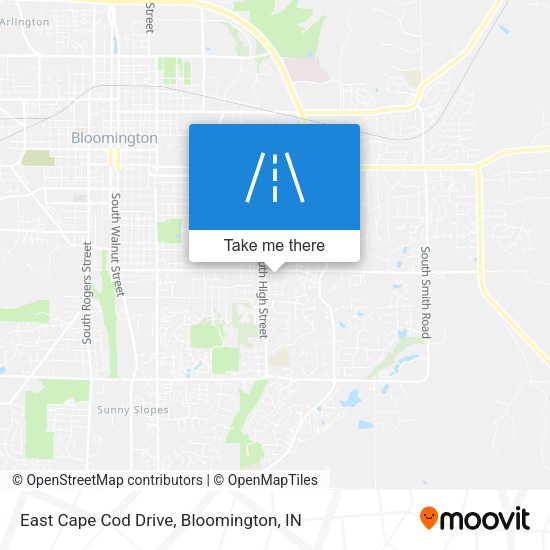 East Cape Cod Drive map