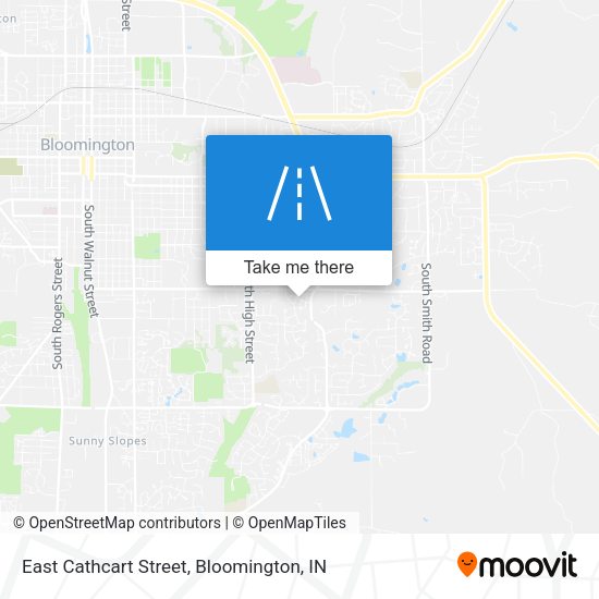 East Cathcart Street map