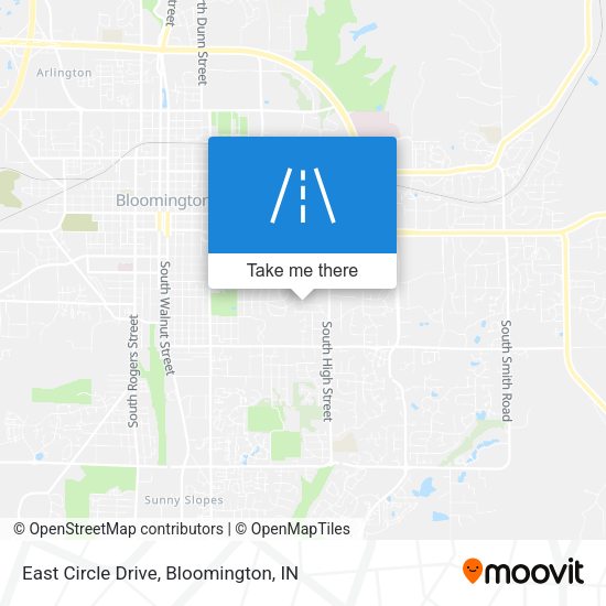 East Circle Drive map