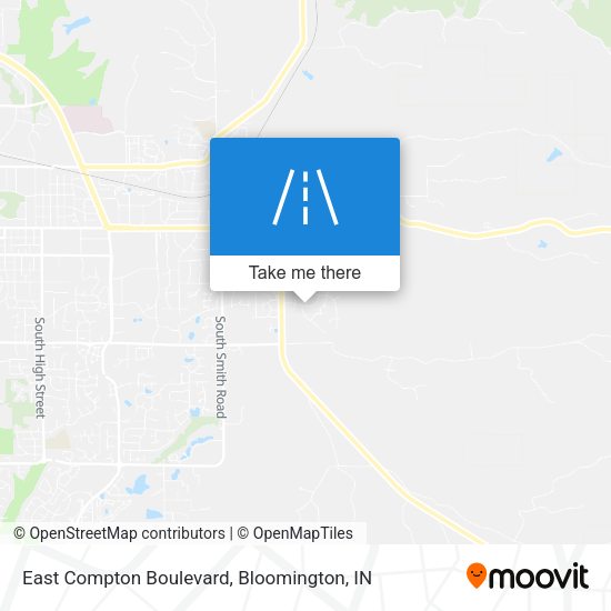 Mapa de East Compton Boulevard