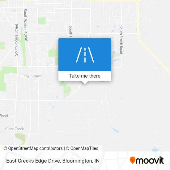Mapa de East Creeks Edge Drive