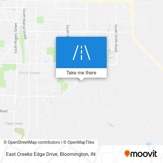 East Creeks Edge Drive map