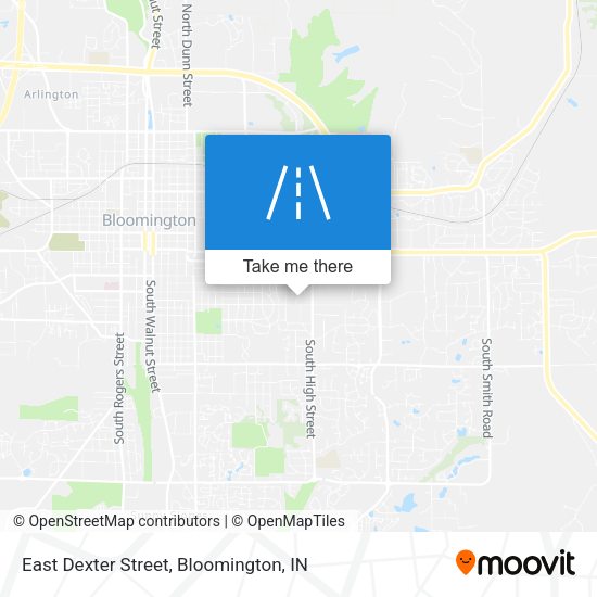 East Dexter Street map