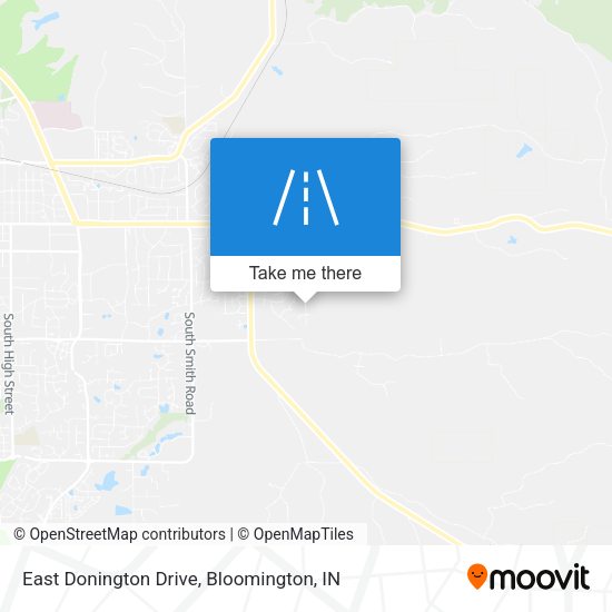 East Donington Drive map