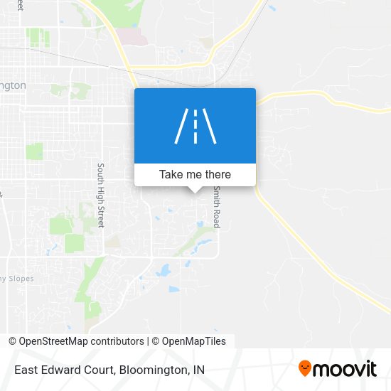 East Edward Court map