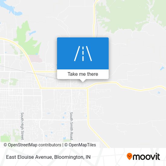 East Elouise Avenue map