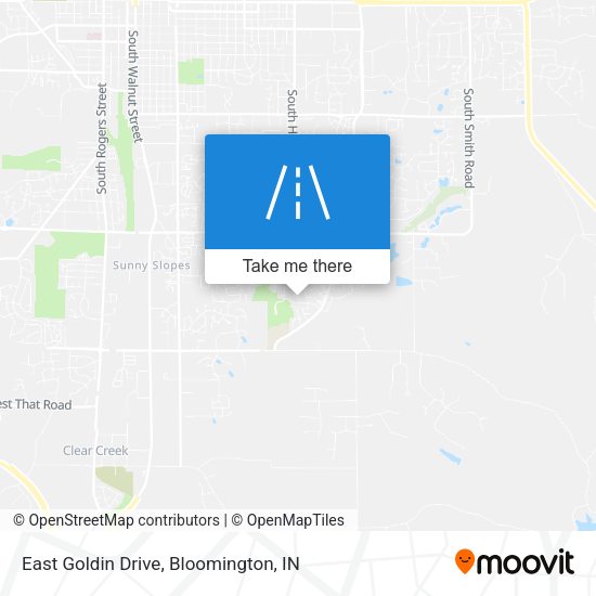 Mapa de East Goldin Drive