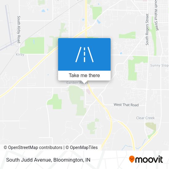 South Judd Avenue map