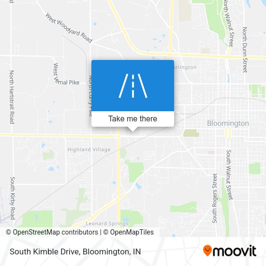 South Kimble Drive map