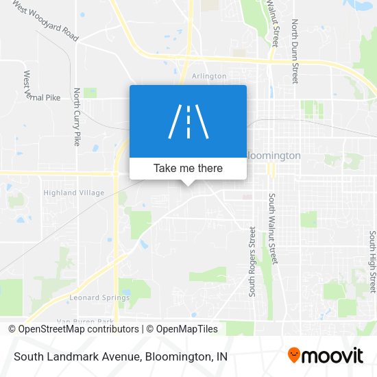 Mapa de South Landmark Avenue