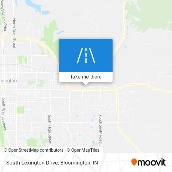 Mapa de South Lexington Drive