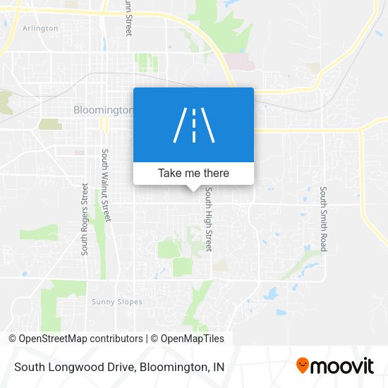 South Longwood Drive map