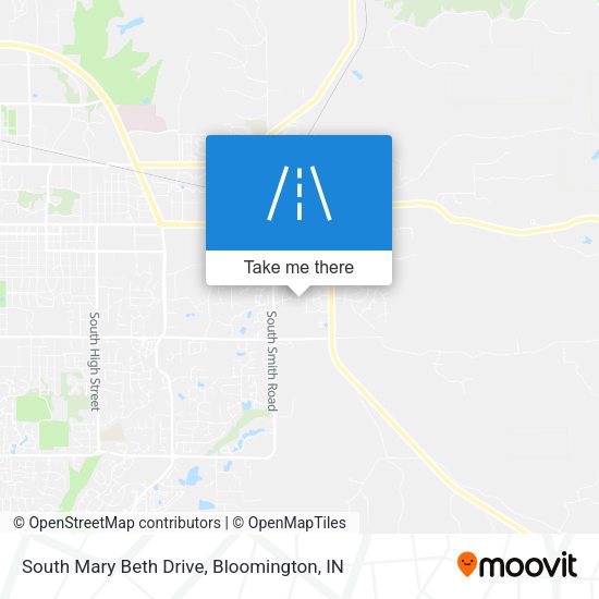 Mapa de South Mary Beth Drive