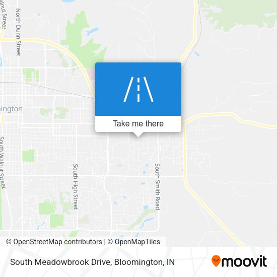 South Meadowbrook Drive map