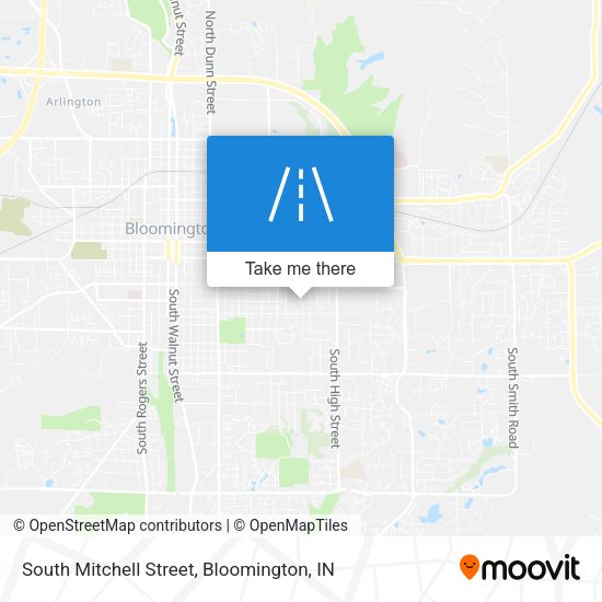 Mapa de South Mitchell Street