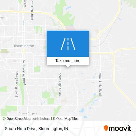 Mapa de South Nota Drive