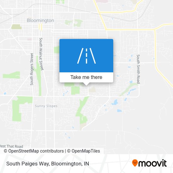 South Paiges Way map