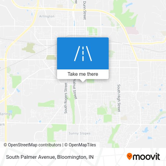 South Palmer Avenue map
