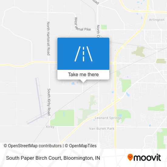 Mapa de South Paper Birch Court