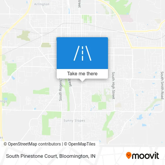 South Pinestone Court map