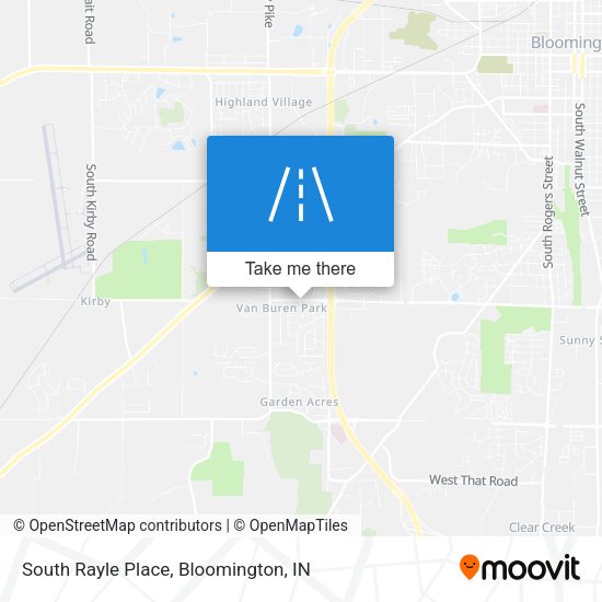 South Rayle Place map