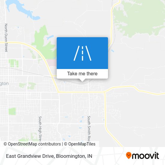 East Grandview Drive map