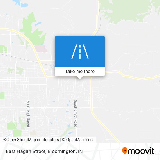 East Hagan Street map