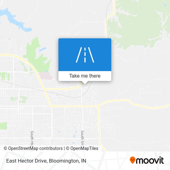 East Hector Drive map