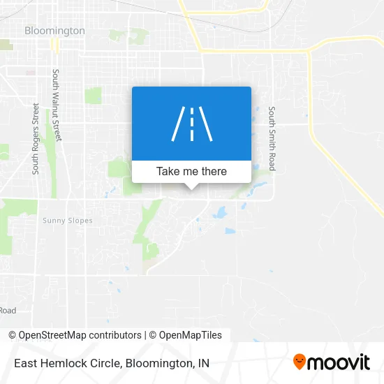 East Hemlock Circle map