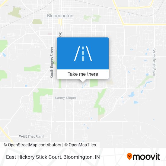 East Hickory Stick Court map