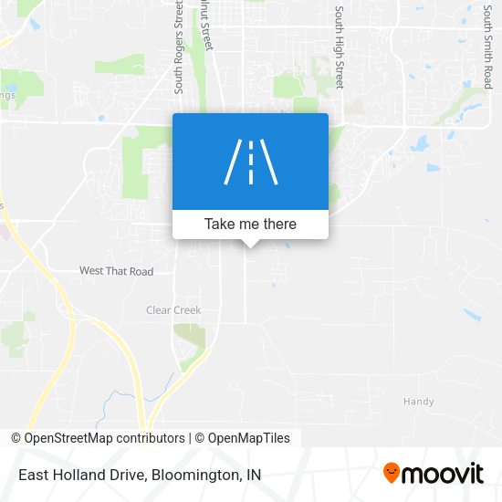 East Holland Drive map