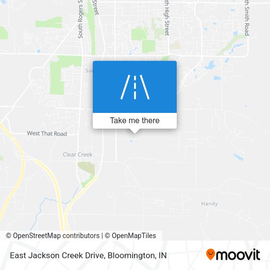 Mapa de East Jackson Creek Drive