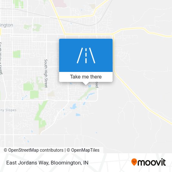 East Jordans Way map