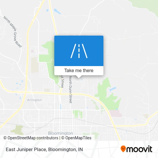 East Juniper Place map