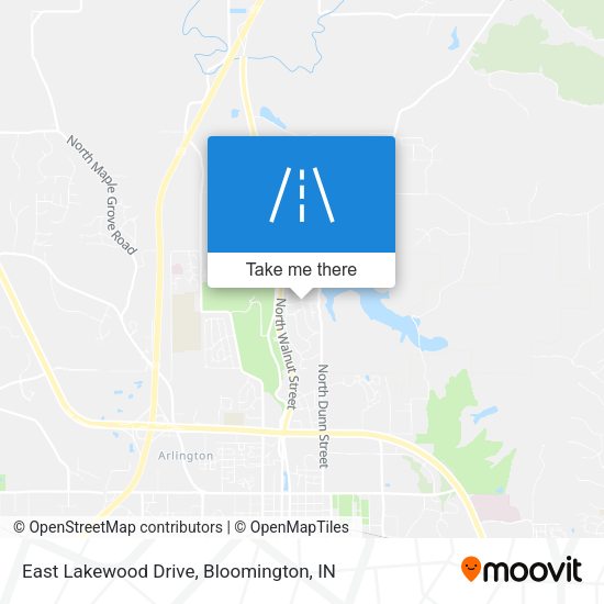 East Lakewood Drive map