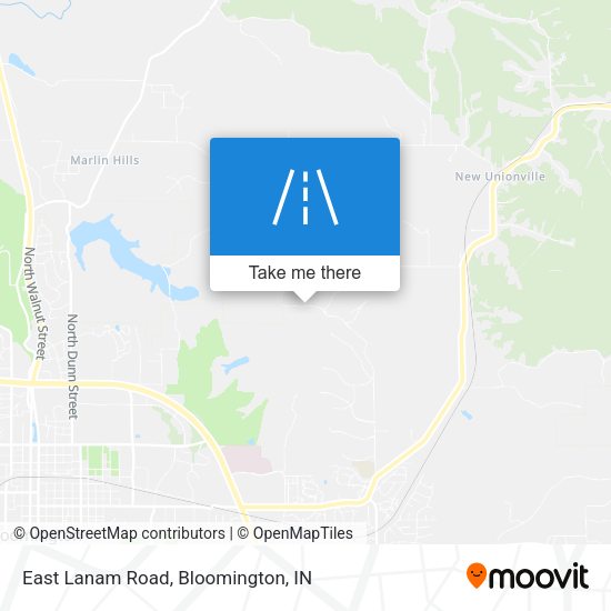 East Lanam Road map