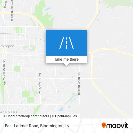 Mapa de East Latimer Road