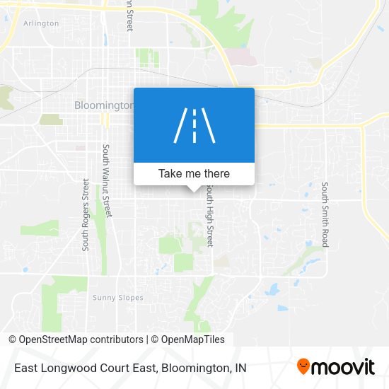 Mapa de East Longwood Court East