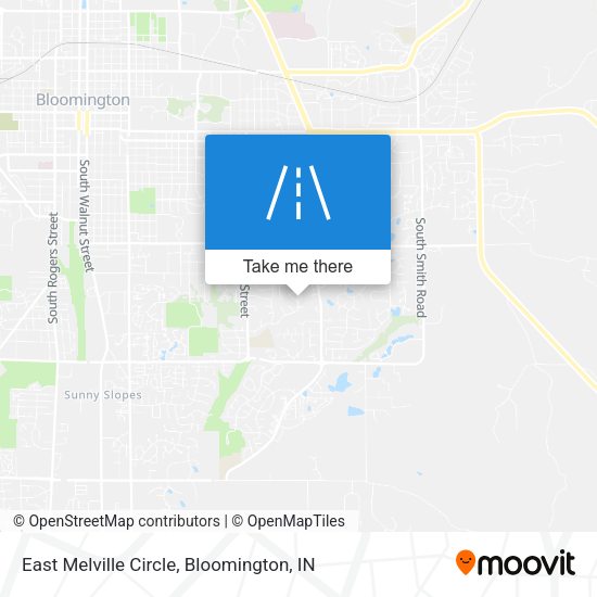 East Melville Circle map