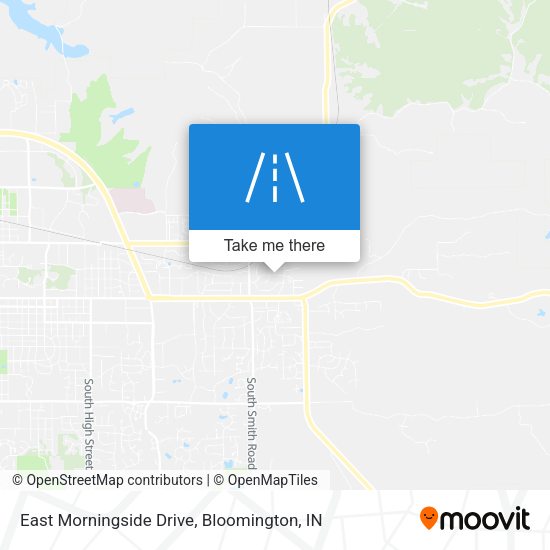 East Morningside Drive map