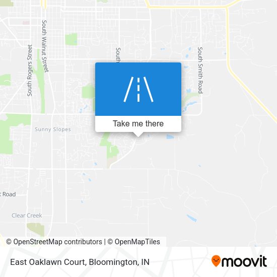 East Oaklawn Court map