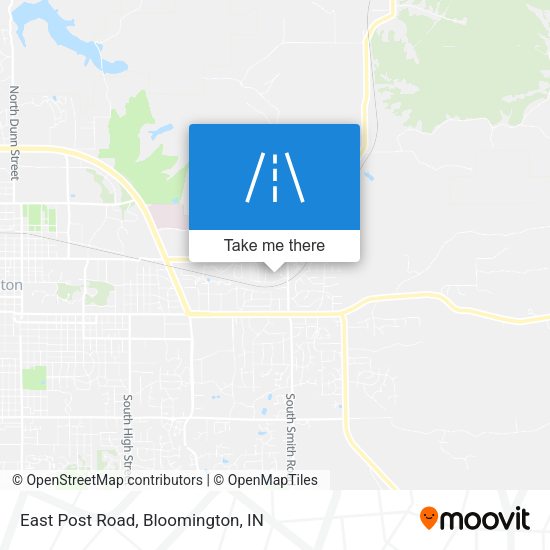 Mapa de East Post Road