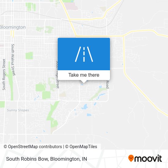 South Robins Bow map