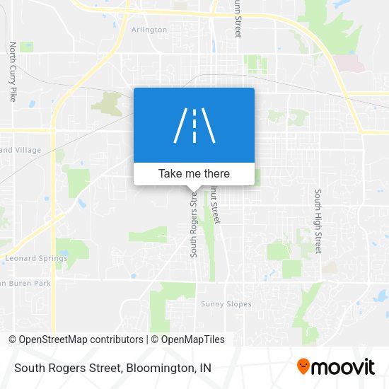 Mapa de South Rogers Street