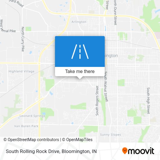 Mapa de South Rolling Rock Drive